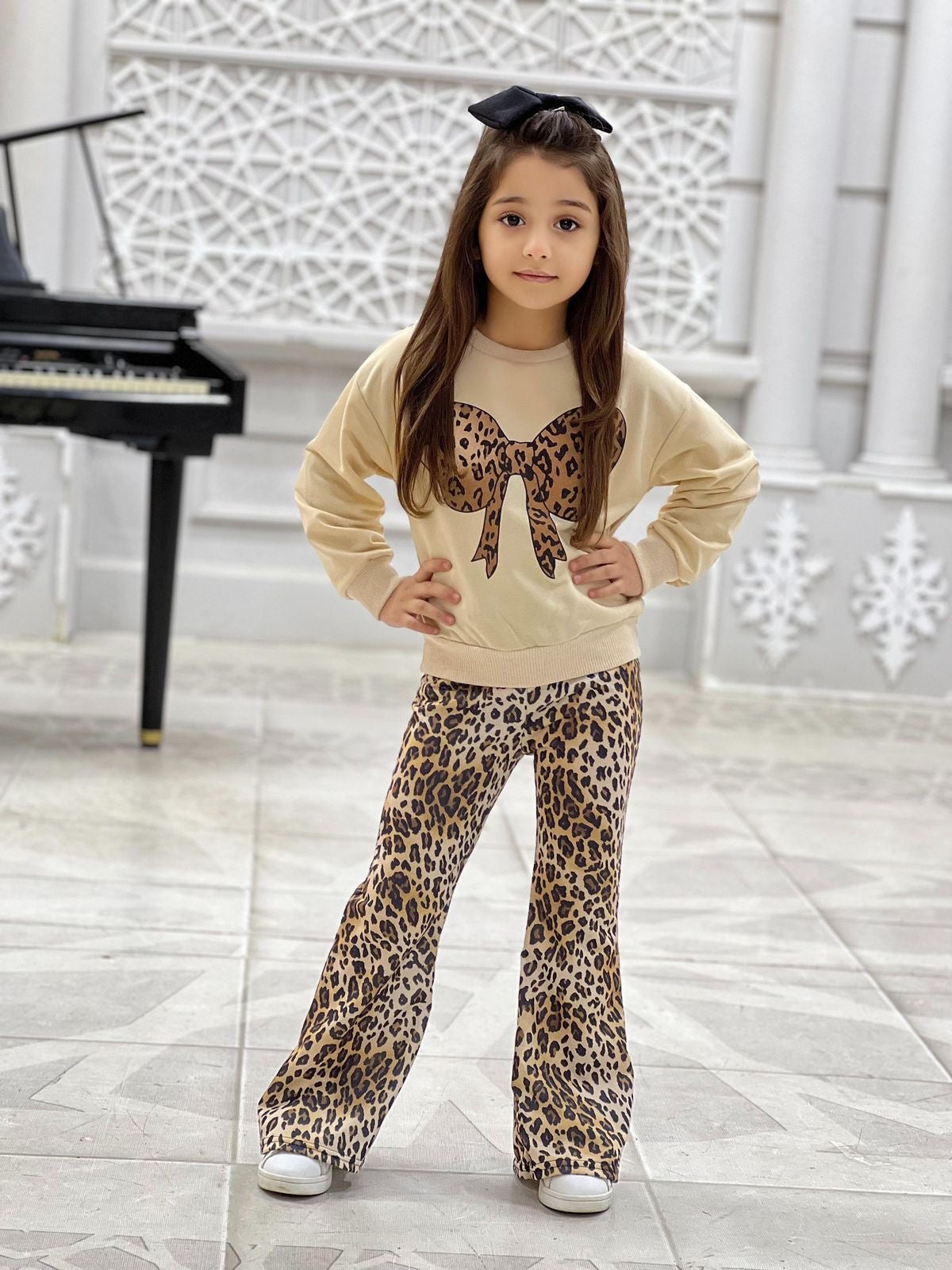 Leopard girls set  (3-4-5-7-9 years)